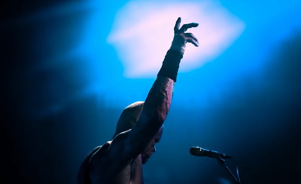 Harley Flanagan: Wired for Chaos Flanagan on stage with Cro-Mags IMAGE: Lightyear