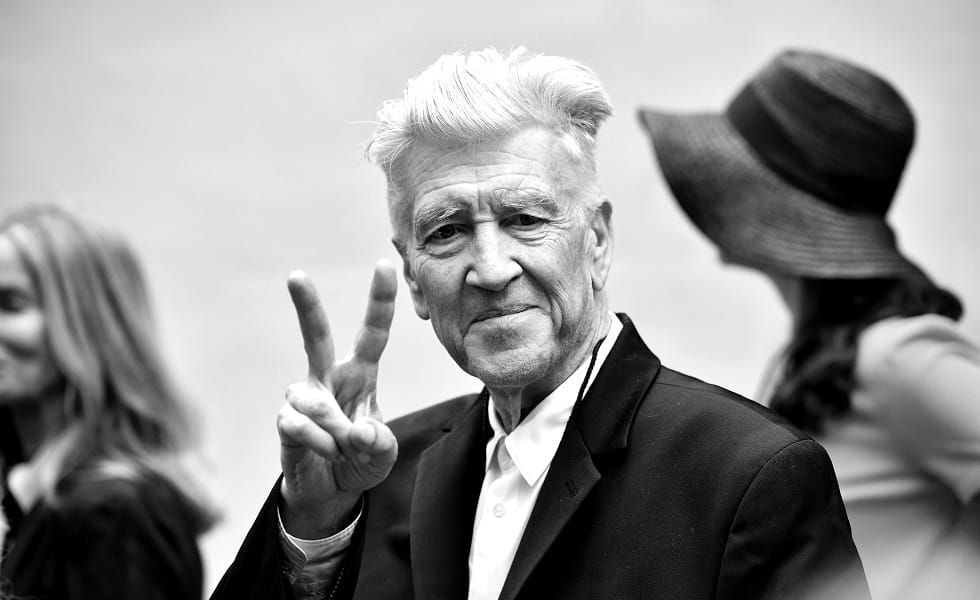 LOS ANGELES, CALIFORNIA - JULY 07: (EDITORS NOTE: Image has been converted to black and white) Director David Lynch attends the 11th Annual Peace and Love Birthday Celebration honoring Ringo Starr's 79th birthday at Capitol Records Tower on July 07, 2019 in Los Angeles, California. (Photo by Scott Dudelson/Getty Images)