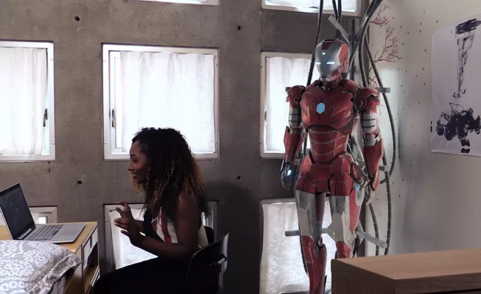 Ironheart "Not all heroes wear capes - but some carry tubes" IMAGE: MIT