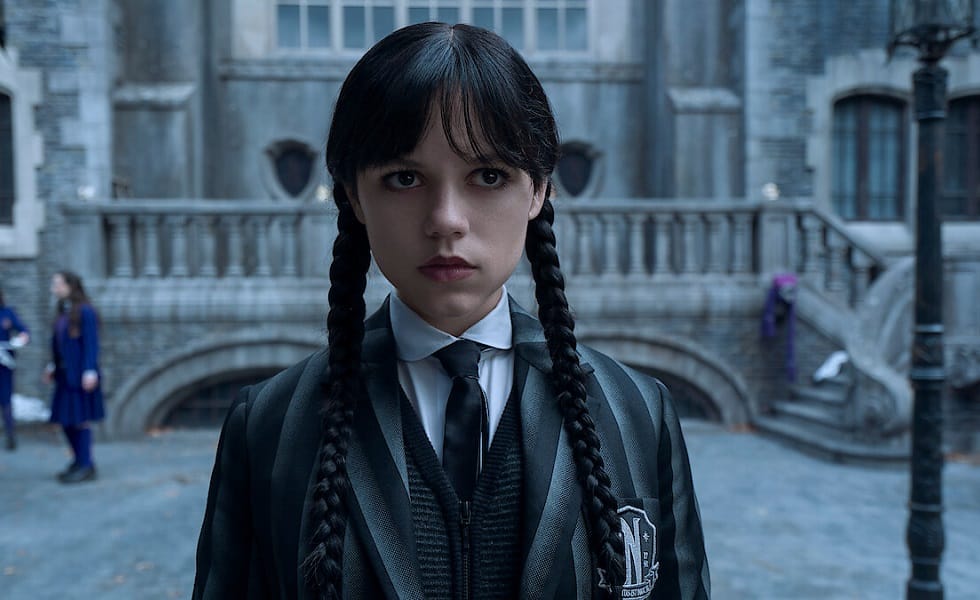 Jenna Ortega in Wednesday IMAGE: Netflix