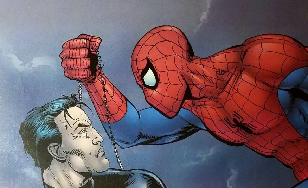 The Punisher and Spider-Man by Steve Dillon IMAGE: Marvel
