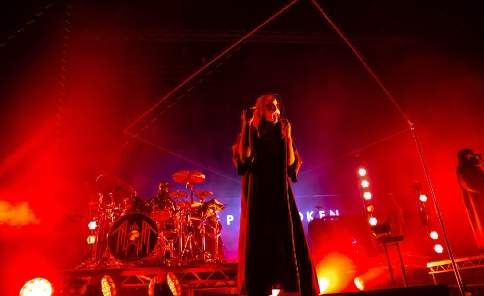 Sleep Token (Photo by Mike Lewis Photography/Redferns)