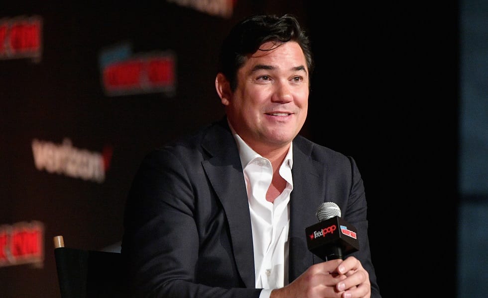 NEW YORK, NY - OCTOBER 05: Dean Cain speaks onstage at the Lois & Clark: The New Adventures of Superman 25th Anniversary Reunion panel during New York Comic Con 2018 at Jacob K. Javits Convention Center on October 5, 2018 in New York City. (Photo by Dia Dipasupil/Getty Images for New York Comic Con)