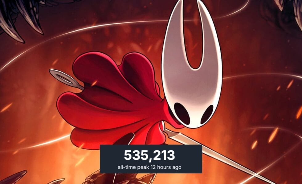 Hollow Knight: Silksong Hits 535,000 Players at Launch, Crashes Game Stores