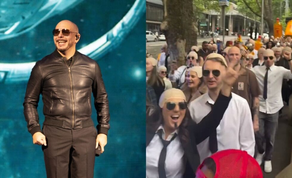 Watch Melbourne Pitbull Fans Storm The City To Celebrate Mr. Worldwide's Aussie Shows