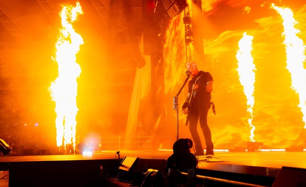 Metallica performs at Optus Stadium, Perth, Australia, on November 1, 2025. Photo by Brett Murray