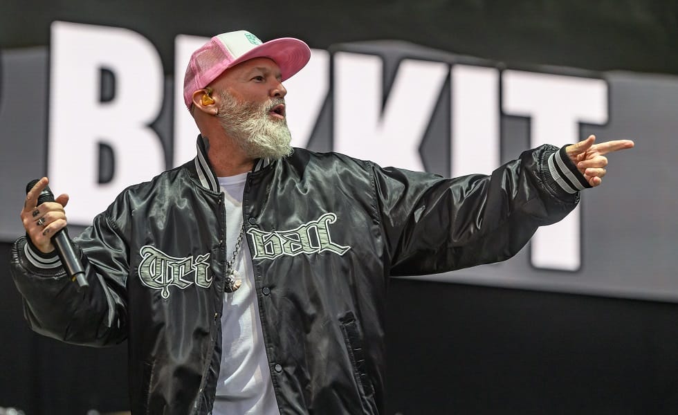 Fred Durst of Linkin Park, who have been announced for the 2026 Download Festival IMAGE: Katja Ogrin/Redferns