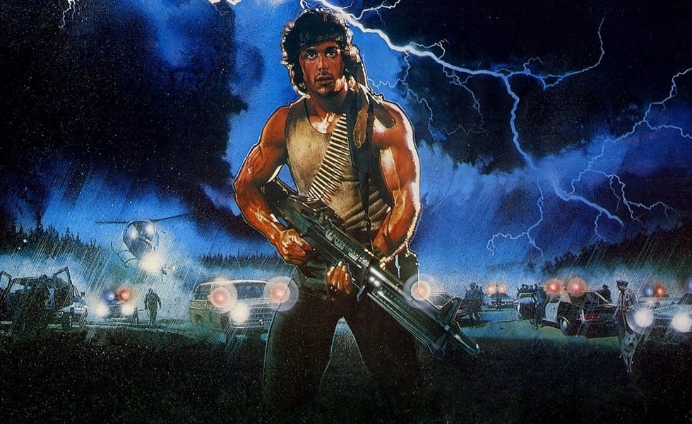 Sylvester Stallone as Rambo in First Blood IMAGE: Orion