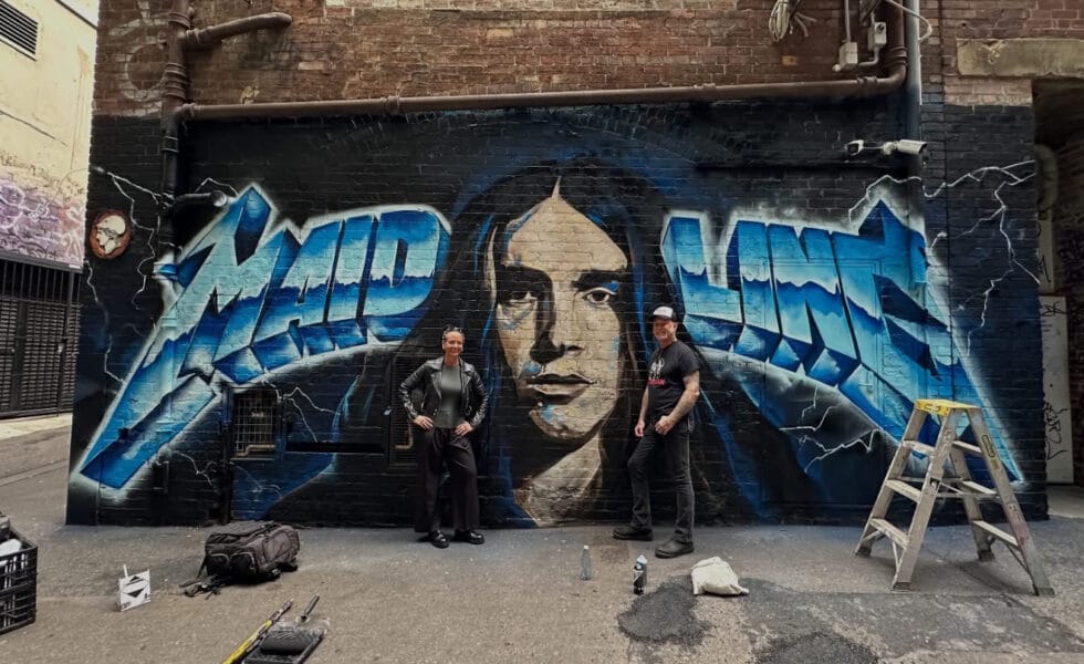 Metallica Mural of Cliff Burton