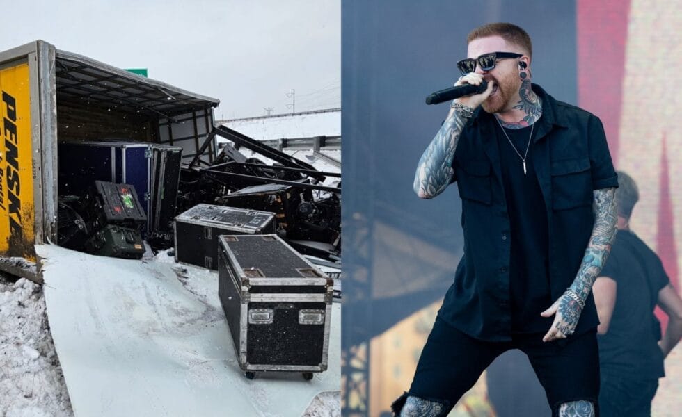 Memphis May Fire's Production Truck Crashes, Gear Destroyed