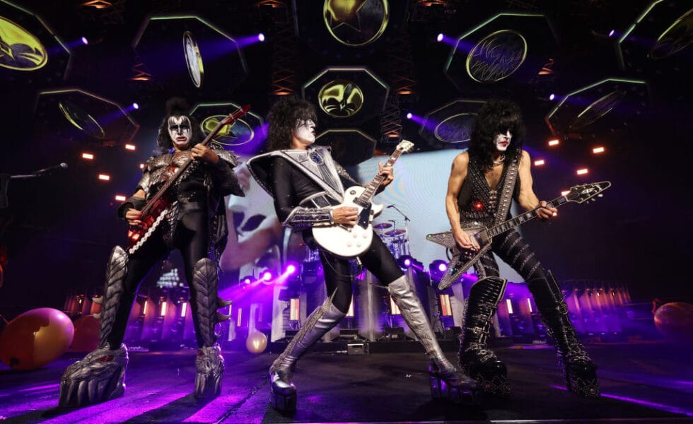 Gene Simmons, Tommy Thayer and Paul Stanley of Kiss | Photo - Kevin Mazur (Getty Images for Live Nation)