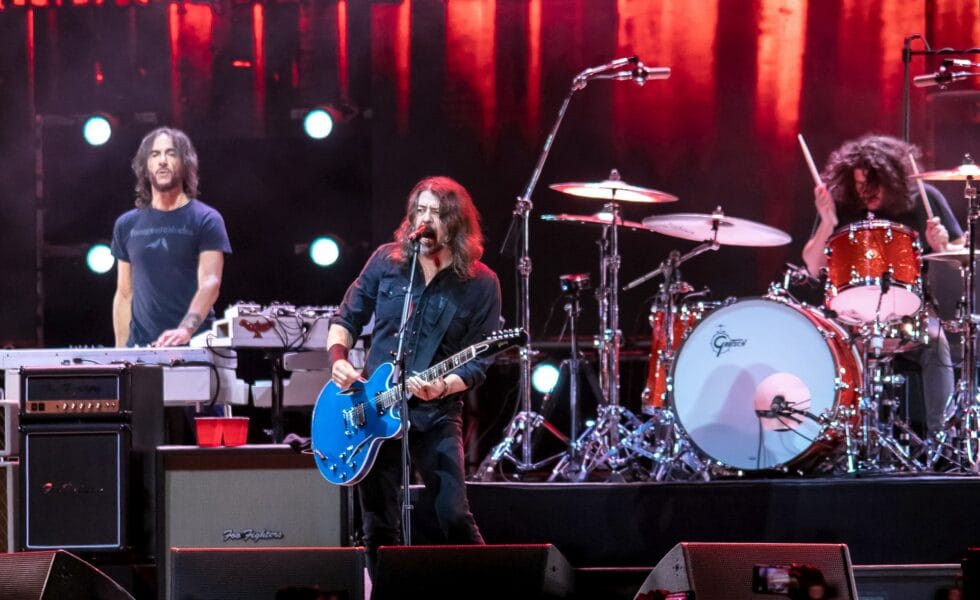MONTERREY, MEXICO - NOVEMBER 12: Foo Fighters band perform, on the concert as a part of 'Corona Capital Sessions 2025' at Estadio Banorte on November 12, 2025 in Monterrey, Mexico. (Photo by Medios y Media/Getty Images)