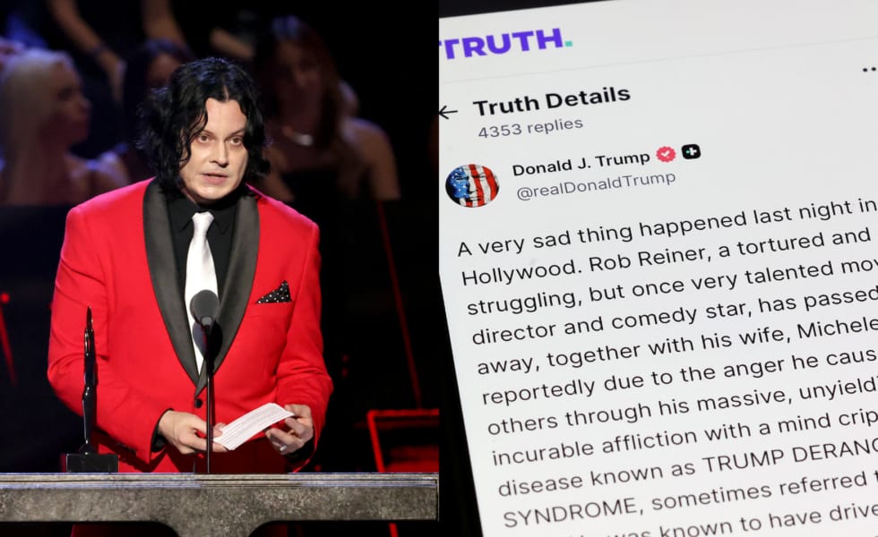 Jack White Has Slammed Donald Trump's "Disgusting" Response To Rob Reiner's Death