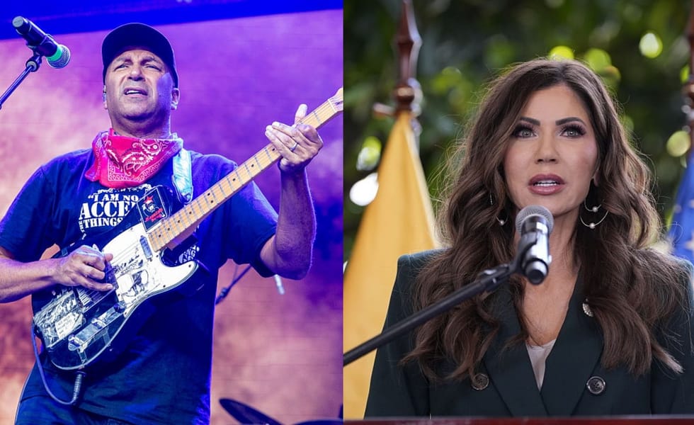 Tom Morello Trump Nazi slogan