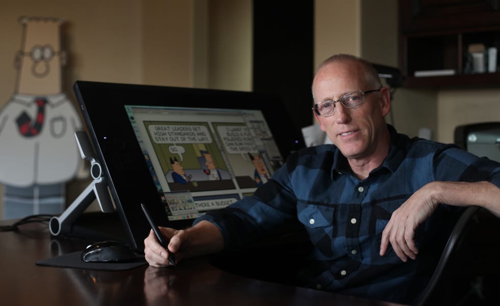 Scott Adams, creator of Dilbert IMAGE: Scott Adams (supplied)