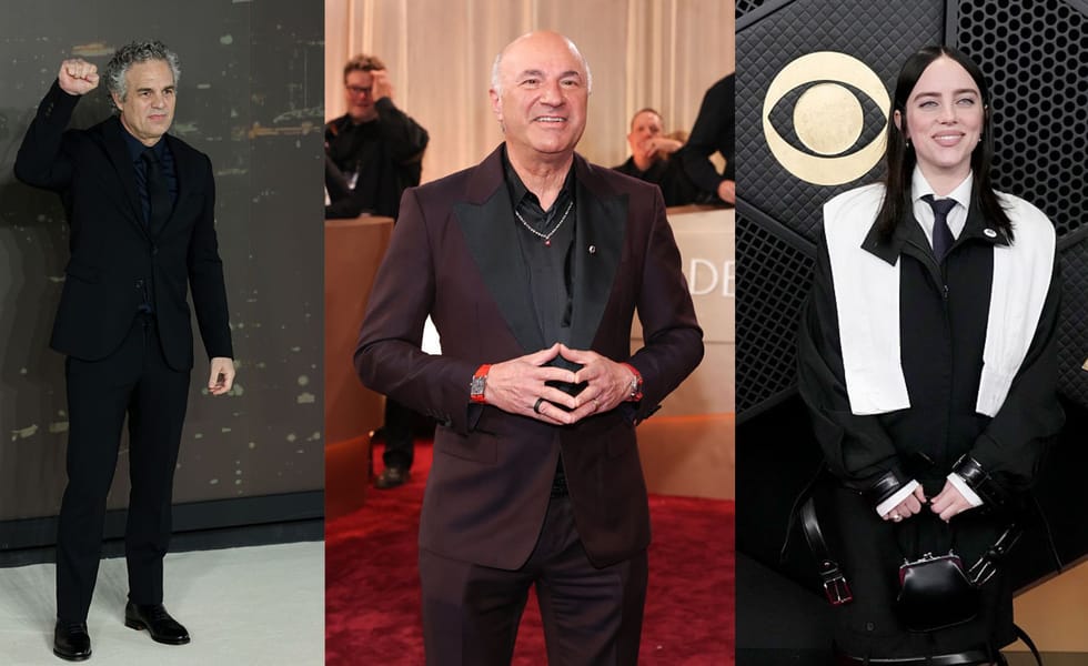 Mark Ruffalo Kevin O’Leary Billie Eilish