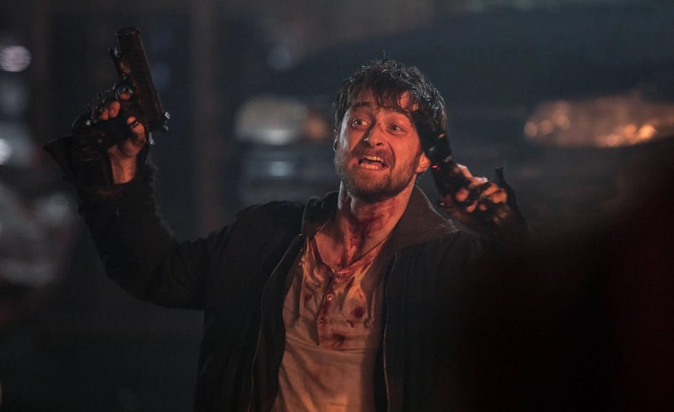 Daniel Radcliffe in Guns Akimbo IMAGE: Madman