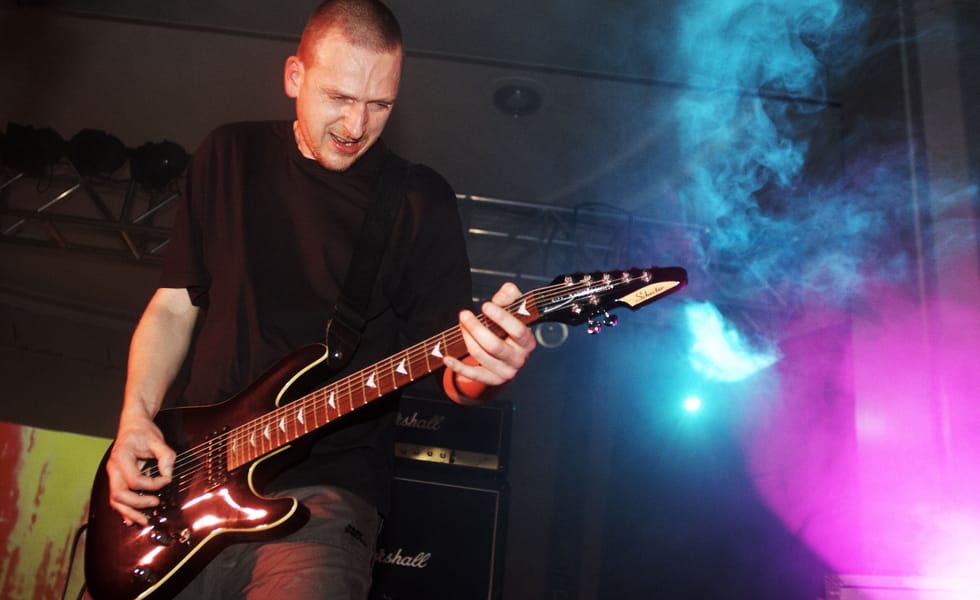 Justin Broadrick of Godflesh in 2011