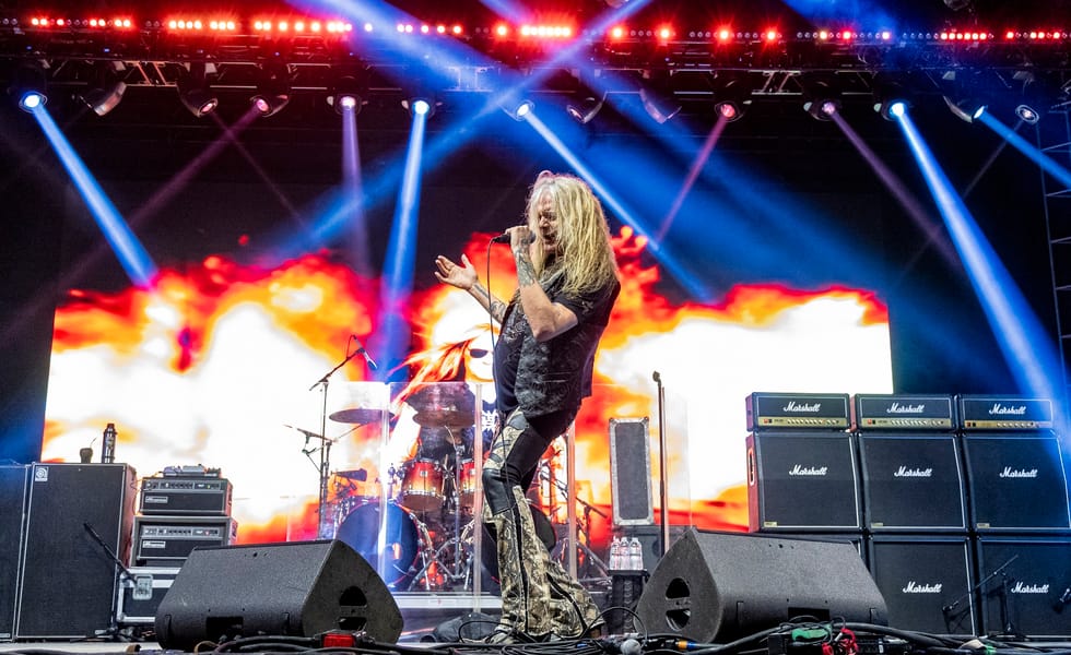 Sebastian Bach performs in 2025