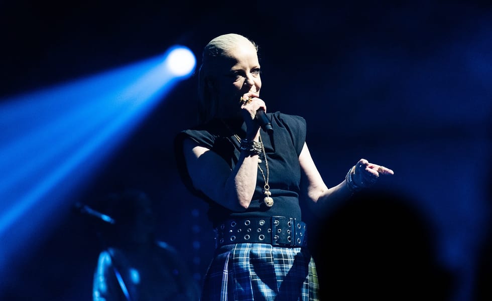 Shirley Manson of Garbage performs in Melbourne, Australia in 2025.