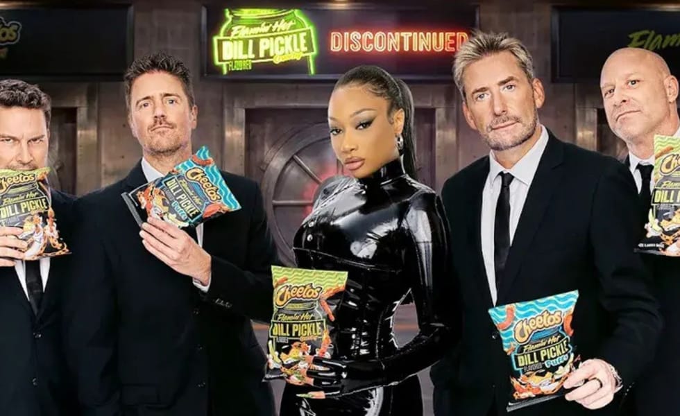 Nickelback Megan Thee Stallion Cheetos commercial