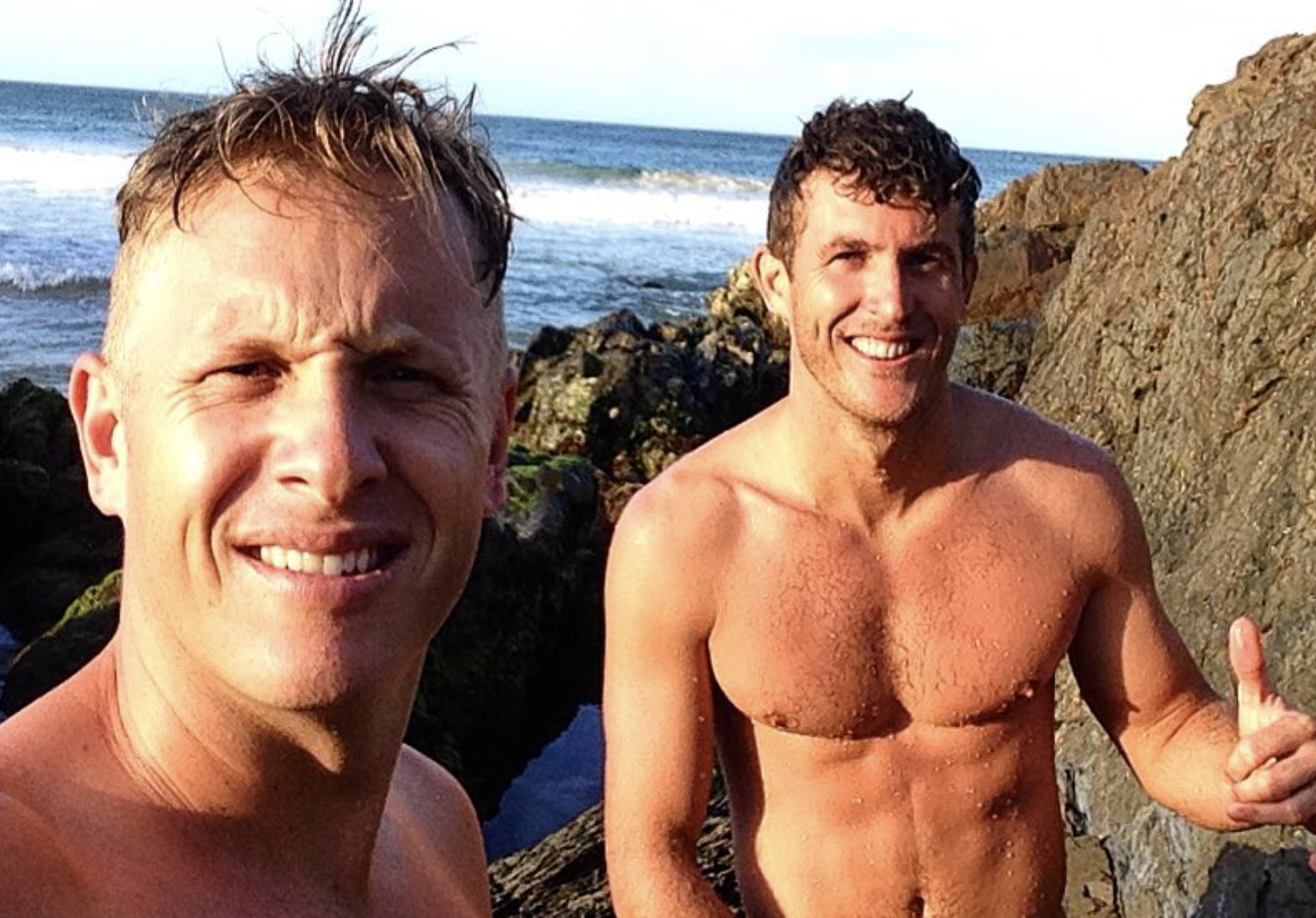 Ben Gordon pictured with Jed Gordon