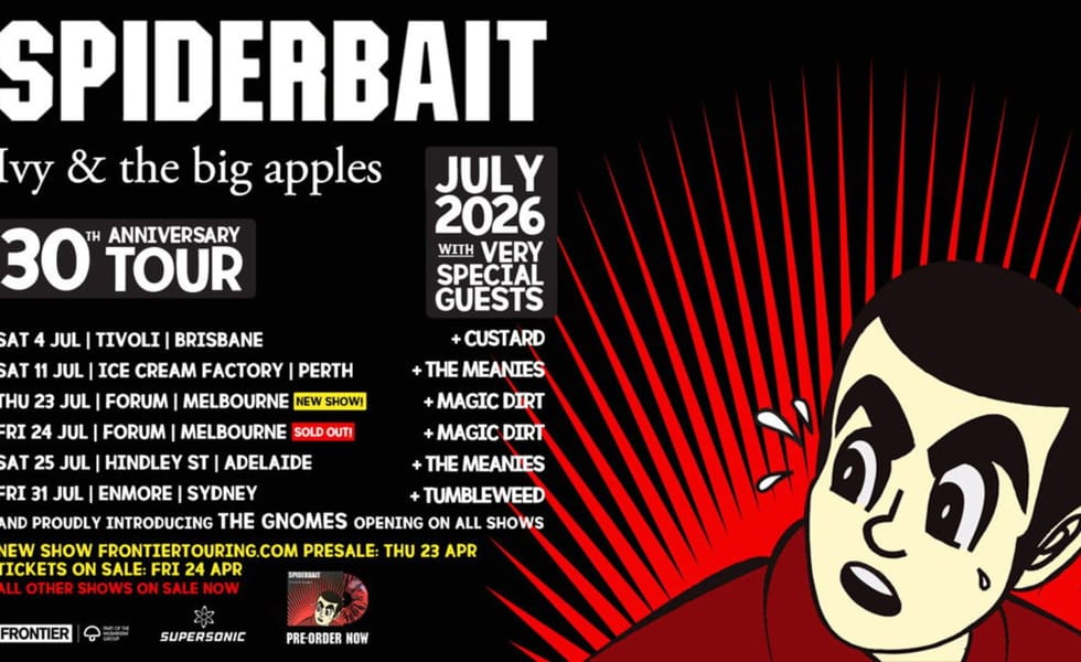 Spiderbait Ivy and the Big Apples tour