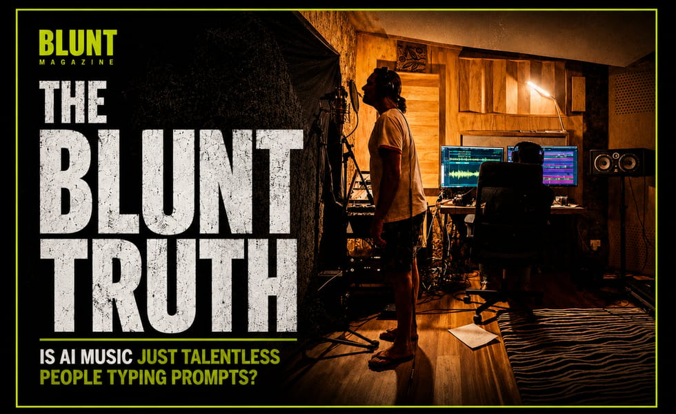 The Blunt Truth: AI Music Is Not Just Talentless People Typing Prompts