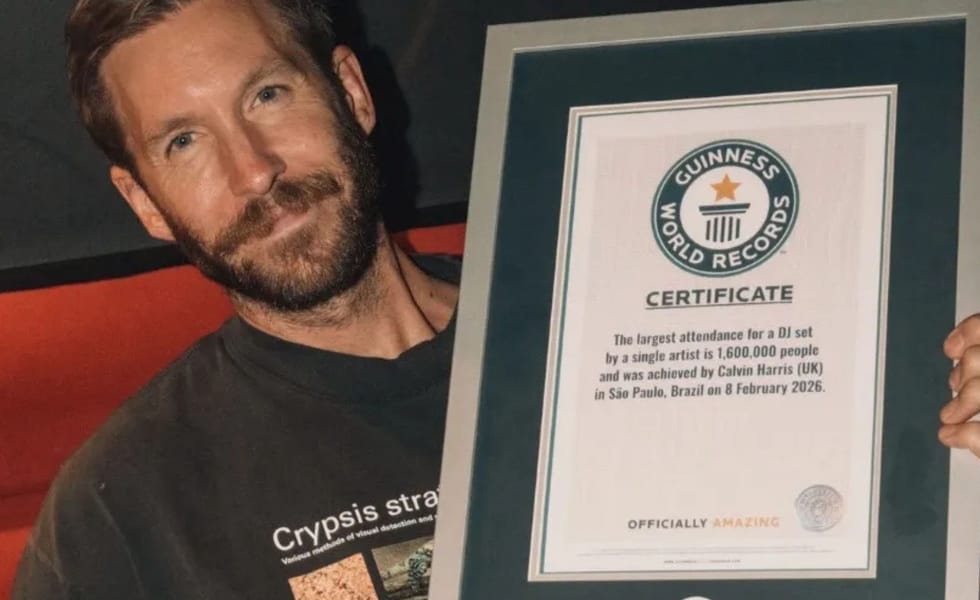 Calvin Harris world record