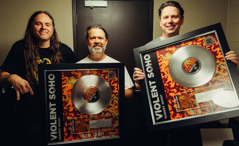 Violent Soho Receive First-Ever Platinum Certification For 'Hungry Ghost'