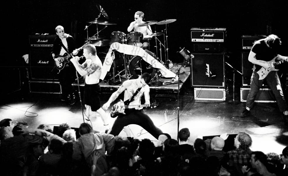 Cro-Mags performing live at Metro in Chicago, Illinois, on 8 March 1987.