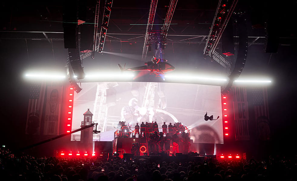 A$AP Rocky performs at Uber Arena in Berlin on 28 September 2026