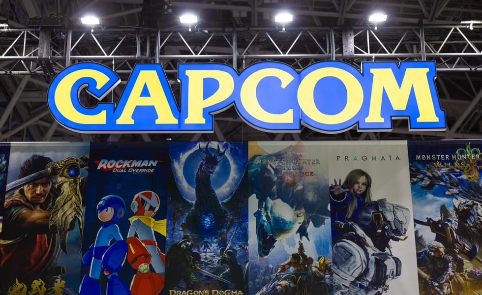 Capcom exhibition booth at Tokyo Game Show 2026