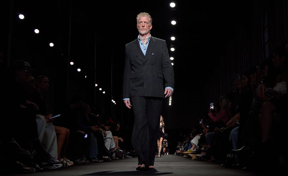 Josh Homme walks the Ann Demeulemeester Spring/Summer 2027 runway in Paris