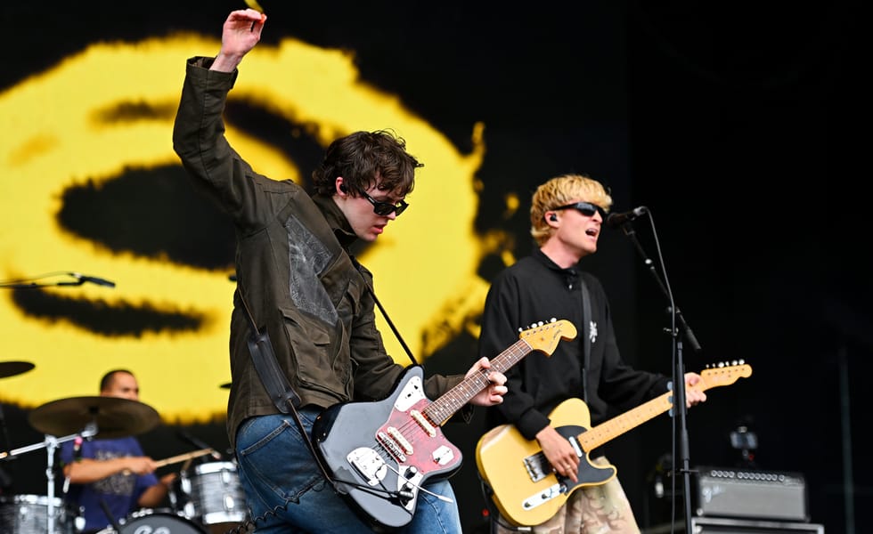 Jimmy Lanwern and Finn Keogh of Keo at Leeds Festival 2026