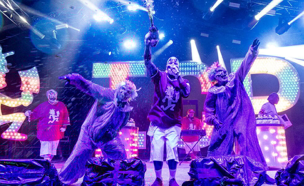 Insane Clown Posse (Photo by Gary Miller/Getty Images)