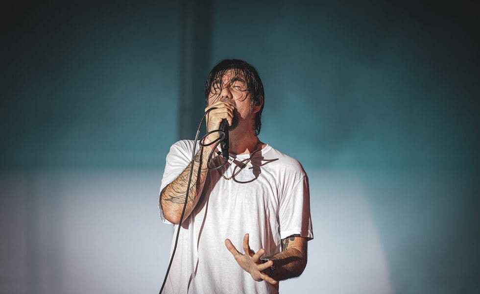 Chino Moreno of Deftones (Photo by Paulo Pinho/Redferns)