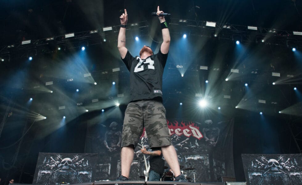 Hatebreed's Jamey Jasta (Photo by Katja Ogrin/Redferns)