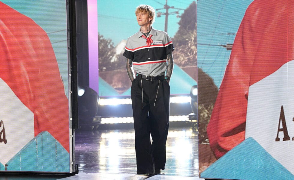 MGK (Photo by Chris Haston/WBTV via Getty Images). .