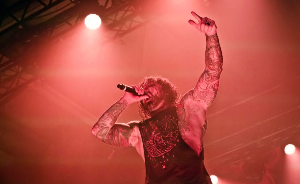 Tim Lambesis of As I Lay Dying | Photo - Frank Hoensch (Redferns)