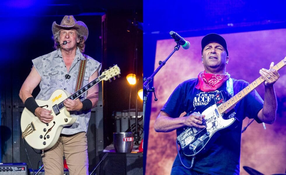 Ted Nugent | Photo - Scott Legato | Tom Morello | Photo - Gary Miller (Getty Images)