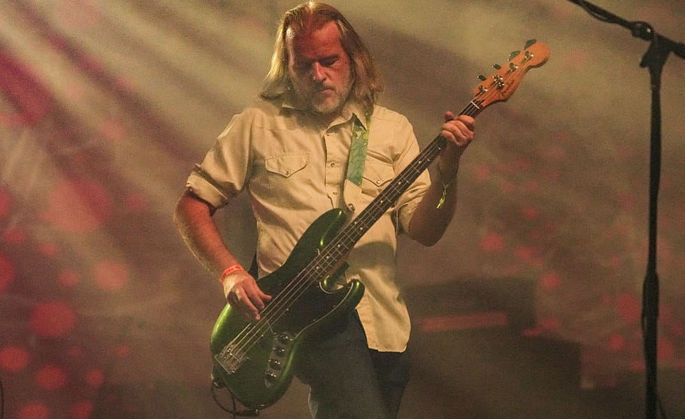 Bryan Richie of The Sword performing at LEVITATION Festival