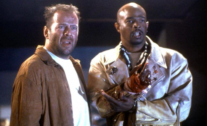 Bruce Willis in a still from The Last Boy Scout film