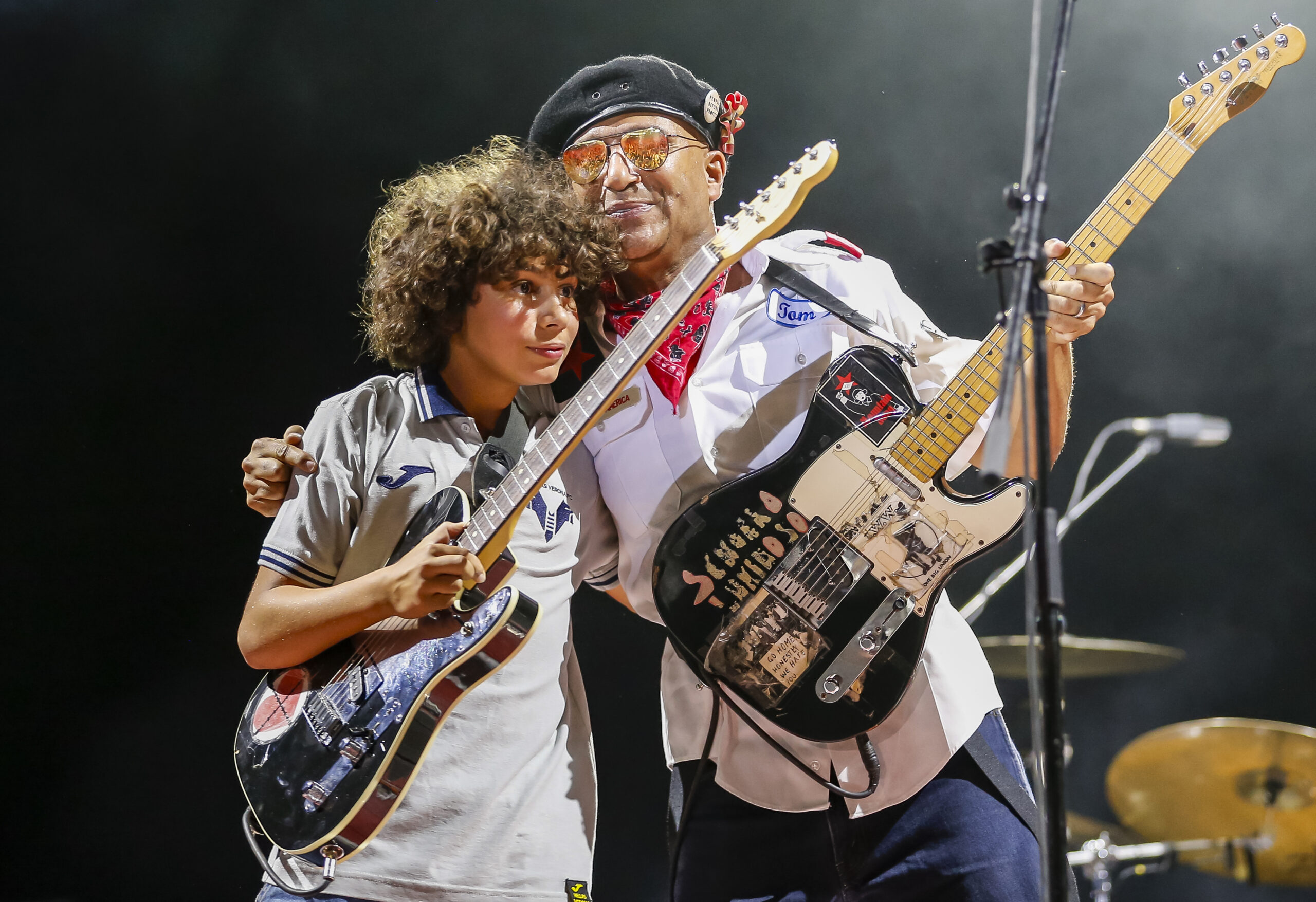 Tom Morello Vows His Son Roman Will 'Destroy' Trump's Son Barron in Guitar Showdown