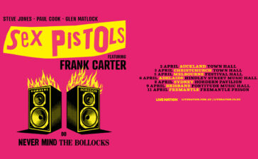 Sex Pistols Featuring Frank Carter Announce Australia & New Zealand Tour