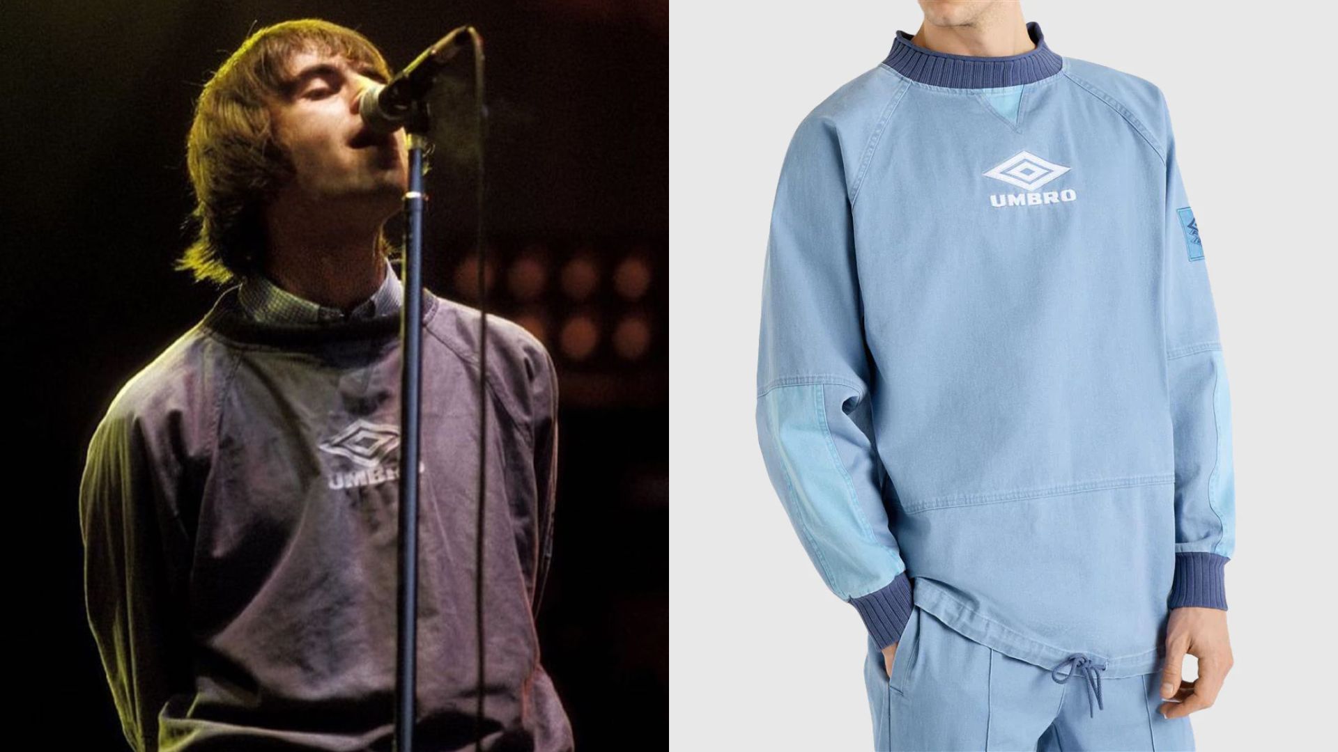 Liam Gallagher's Iconic Maine Road Jacket Reissued by Umbro Ahead of Oasis' Australian Tour