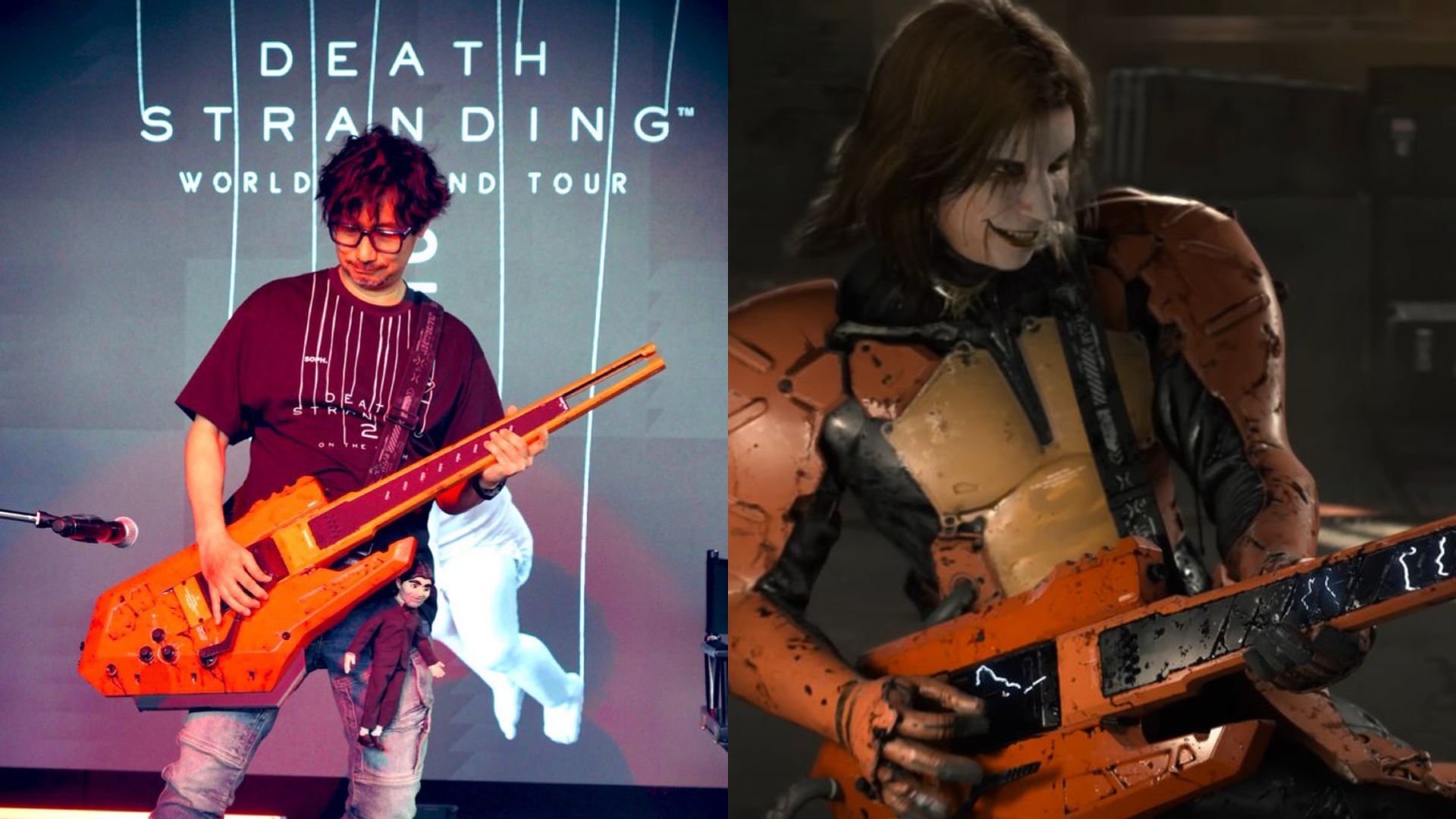 Hideo Kojima Shreds Guitar Onstage at Death Stranding 2 Launch in