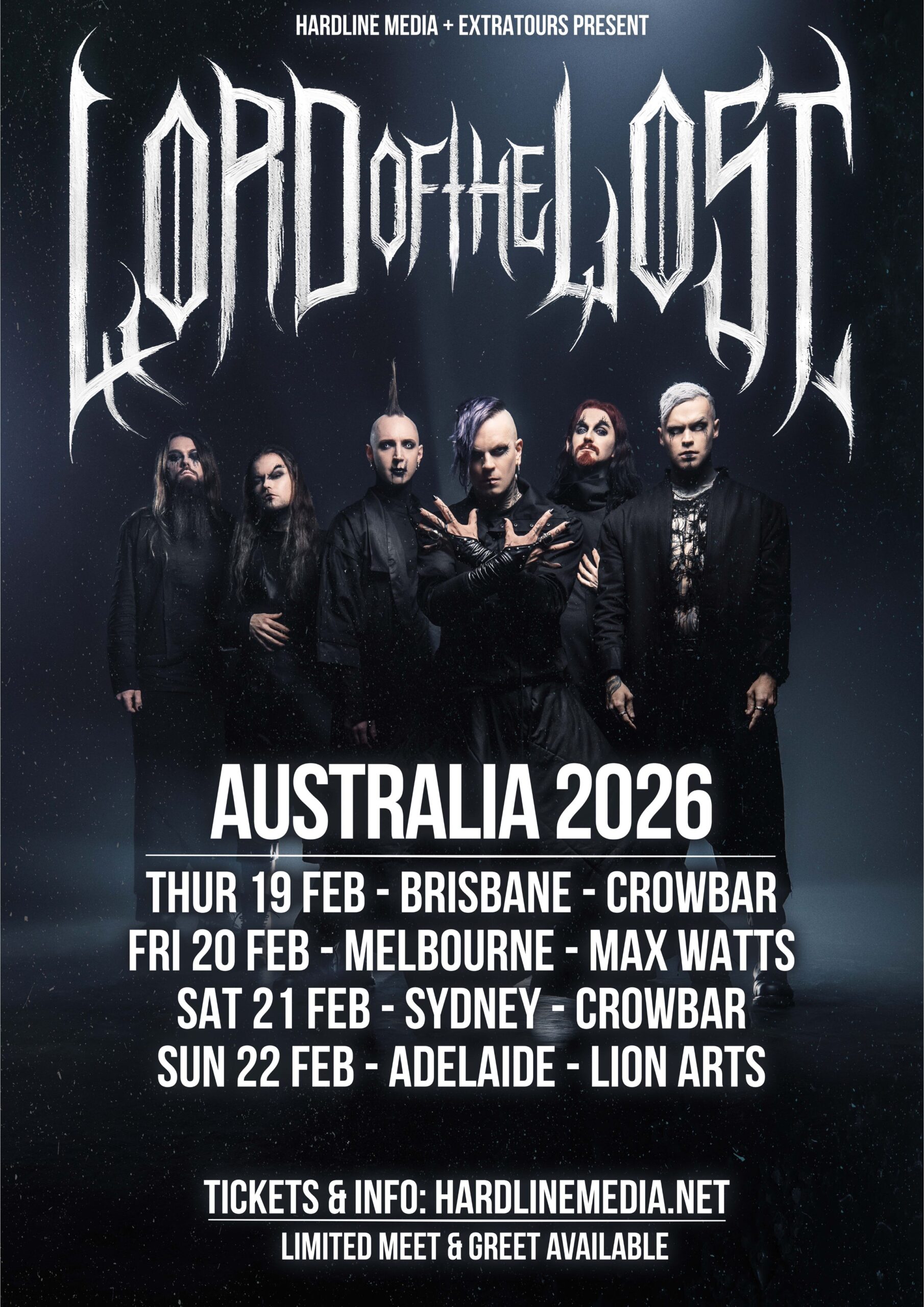 Lord of the Lost Australian Tour 2026