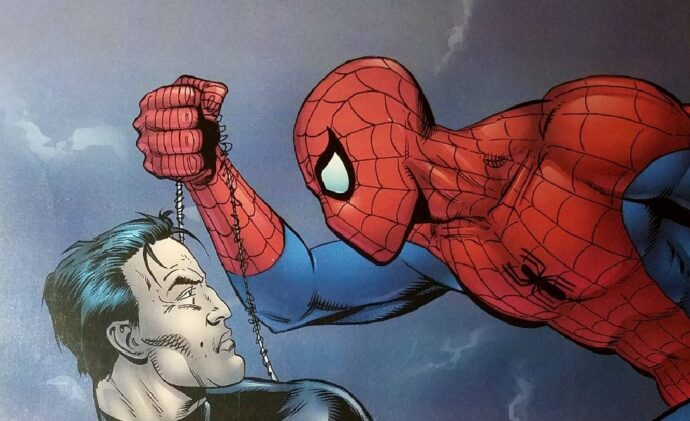 The Punisher and Spider-Man by Steve Dillon IMAGE: Marvel