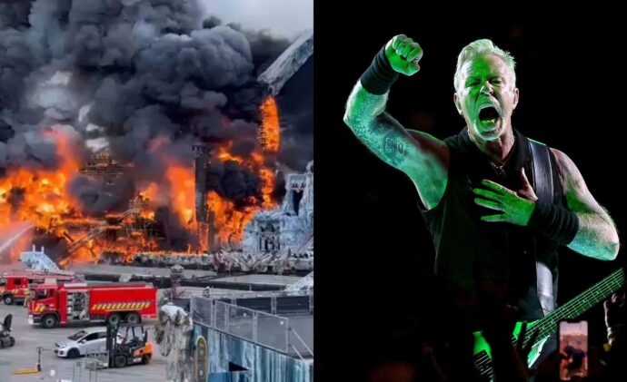 Tomorrowland Main Stage Destroyed By Fire, Metallica Stage Flown In To Save Festival